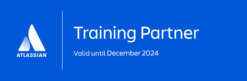 Training Partner - white on blue bg - Dec 2024